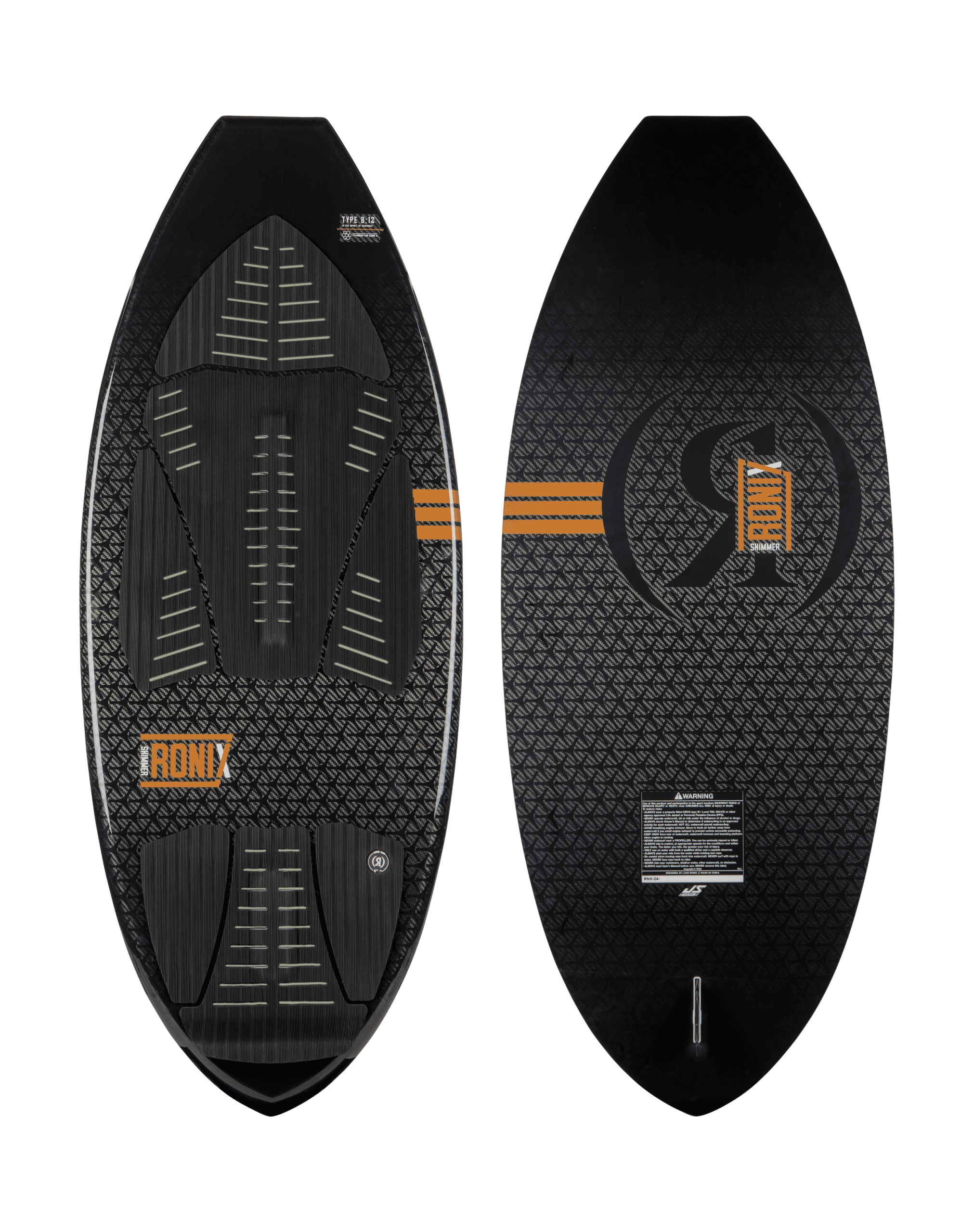 2024 Ronix Carbon Air Core Type8:12 Skimmer 4"9