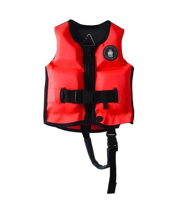 Monsters Jnr Life Jacket - Fluro Red
