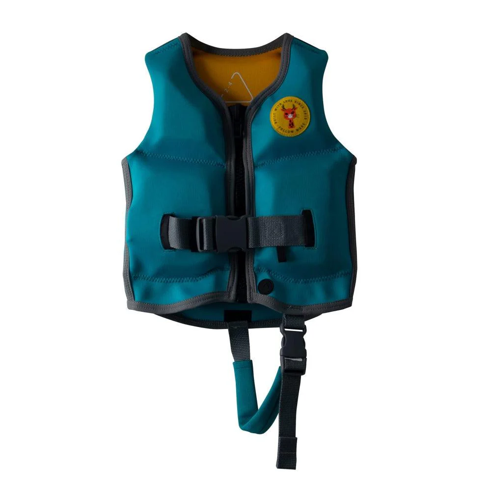 Monsters Jnr Life Jacket - Aqua