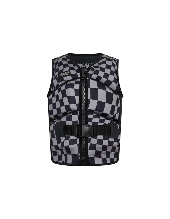 Realm Jnr L50s Vest Warped Check 12