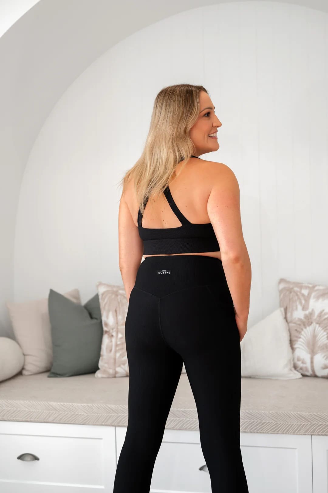 MKM Rib A/ Biter Legging - Black XS(8)