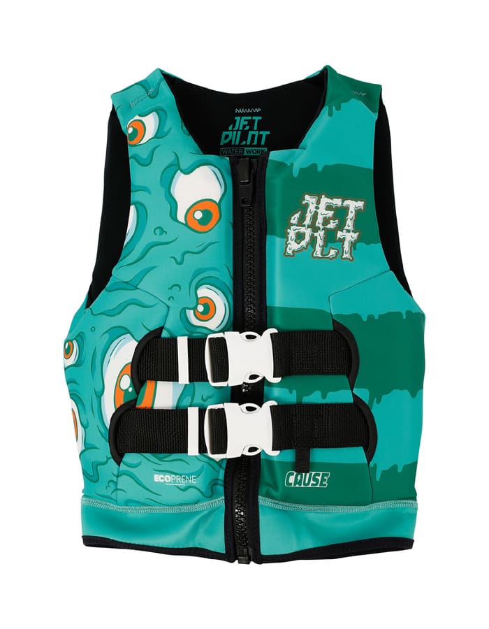 Boys Cause Youth Eco Vest Green 8-10