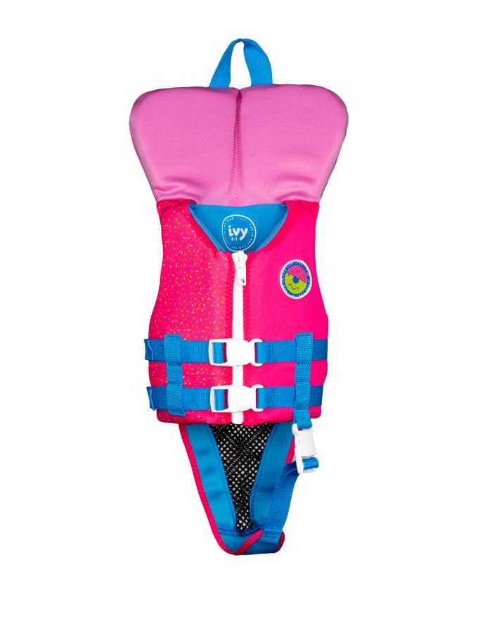 IVY Jnr Girls Vest w/Collar K/Kreme 0-1