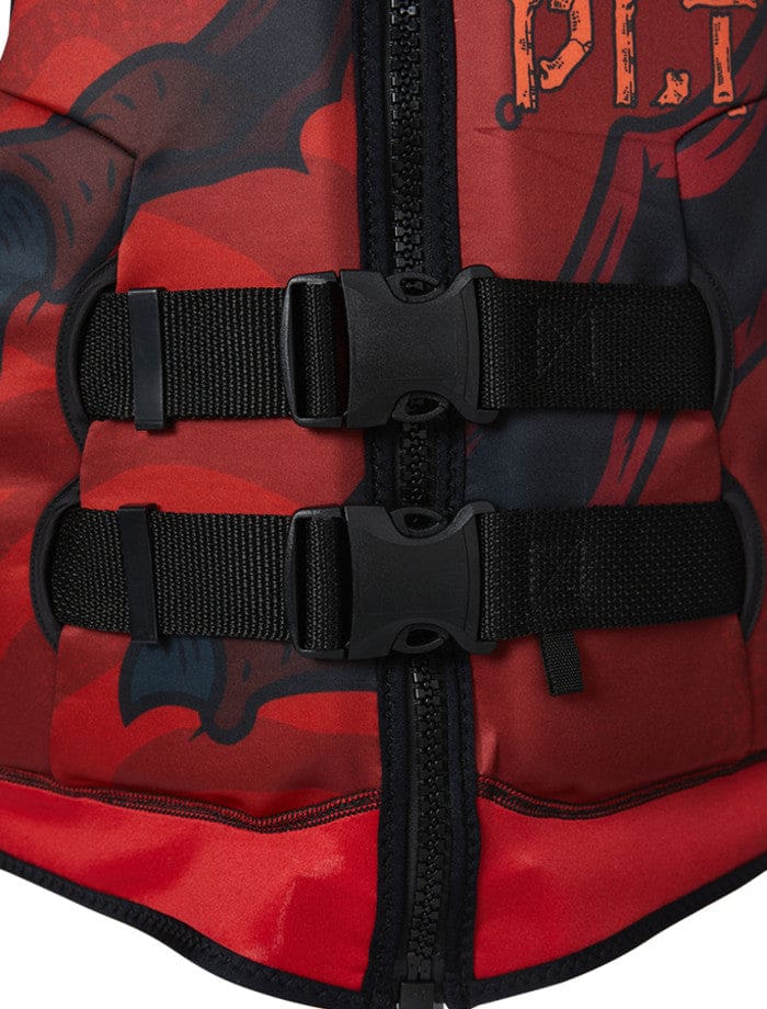 Boys Rex Youth Cause Neo Vest Blk 3-4