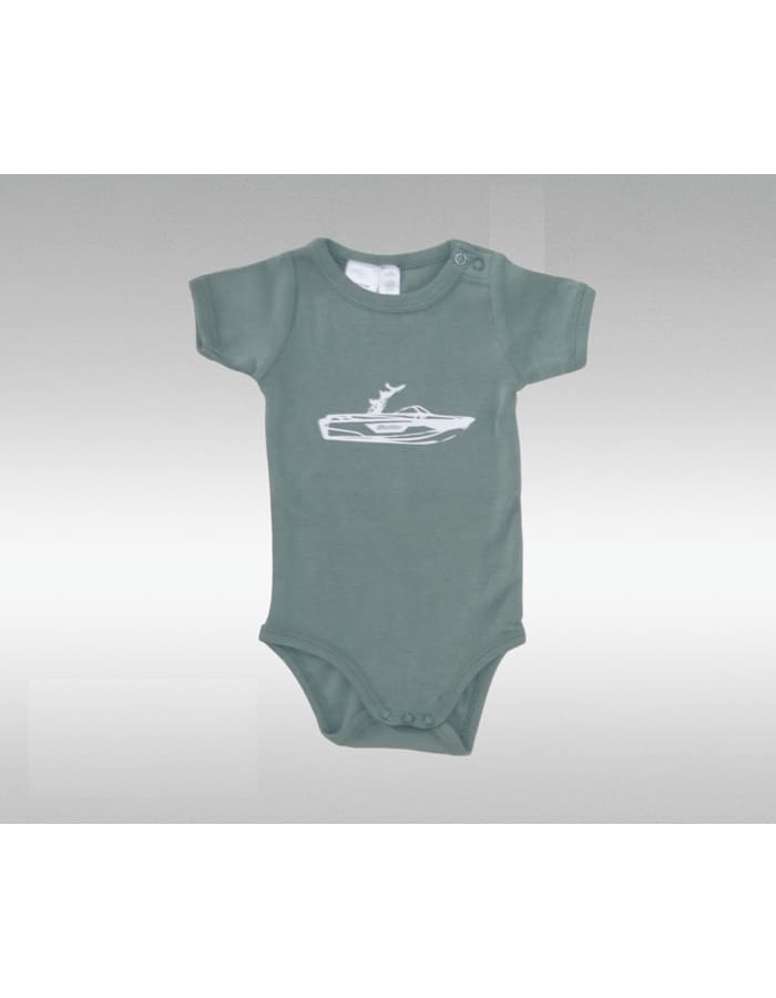 Malibu Baby Romper Green