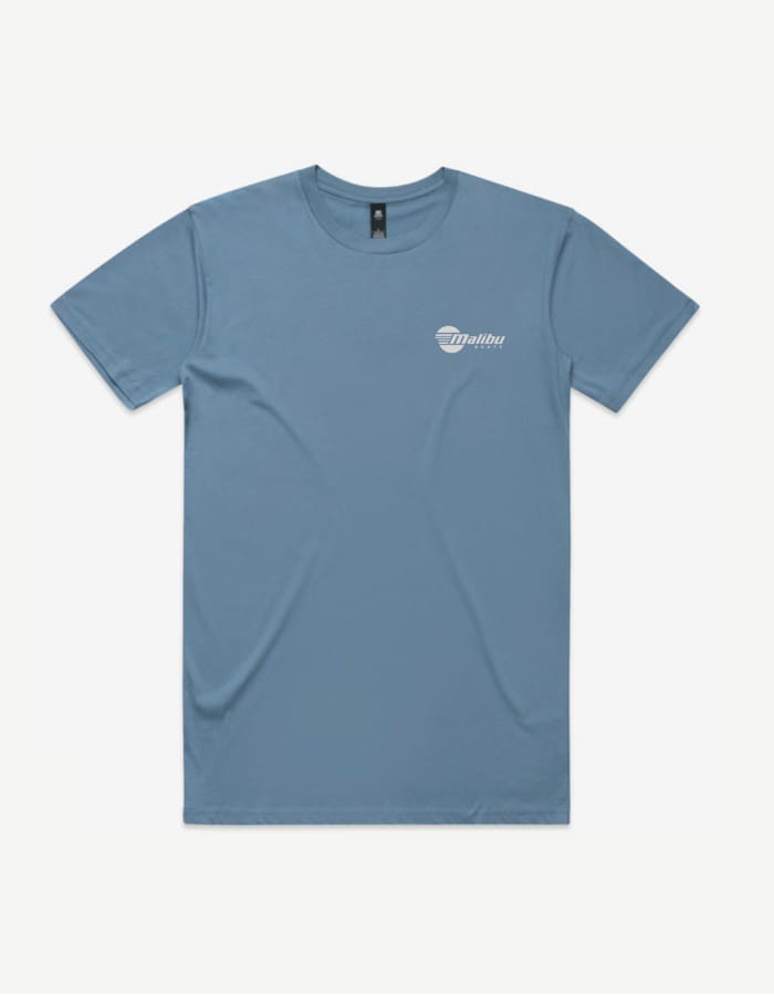 Malibu Simple Summer Mens Tee BlueFade M